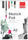 DSr A5 Sketch Book Set of 2(140 GSM)