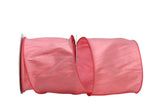 Reliant Ribbon 92975W-067-10F Dupioni Supreme Wired Edge Ribbon, 4 Inch X 10 Yards, Dusty Rose