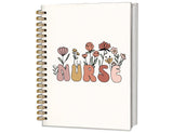 ICEWHITEY Floral Nurse Notebook, Cute Nursing School Essentials and Accessories for Nurses Work, Nurse Week Gifts, Medical Journ