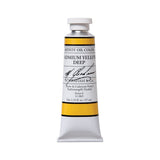 M. Graham Artist Oil Paint Cadmium Yellow Deep 1.25oz/37ml Tube