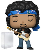 POP Rocks: Jimi Hendrix (Live in Maui Jacket) Funko Vinyl Figure (Bundled with Compatible Box Protector Case), Multicolored, 3.7