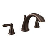 Moen Brantford Oil Rubbed Bronze 2Handle Deck Mount Roman Tub Faucet Trim Kit, Valve Required, T933ORB