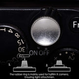 Fuji Shutter Release Button Accessories: Fujifilm Camera SOFE Shutter Button - Silver Shutter Button for Canon Nikon Leica Film