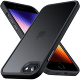 Anqrp Designed for iPhone SE Case [Support Wireless Charging], [Silky Touch] Soft Silicone Slim Anti-Scratch Phone Case for iPho