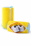 Kalsariyabrother Shoe Washing Machine Bag For Washer And Dryer, Reusable Laundry Shoe Pouch With Zipper, Yellow, Pack Of 1