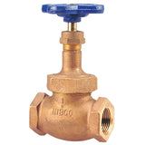 NIBCO Fig No T-235-Y, 1-1/2 in. Bronze Globe Valve, Class 150, PTFE Disc, Threaded
