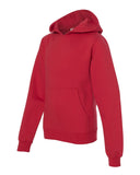 Independent Trading Co. Youth Midweight Hooded Sweatshirt - Red, Xl