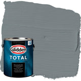 Glidden Total 1 gal. Veil Of Dusk/Gray Eggshell Interior Paint with Primer