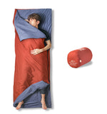 Litume Ultra Comfort Sleeping Bag 926g, 42-65F, Backpacking, Camping, Hiking, Travel, Family, with Stuff Sack, 3 Seasons, Velvet