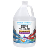 Simply Vinegar 30% Vinegar - Pure Concentrated Active-Force Vinegar for Cleaning, Home, and Garden, 128 oz