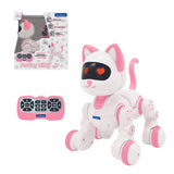 LEXiBOOK, Power Kitty Jr., Remote Control cat to Train, Waddles Like a Real cat, Interactive Eyes, STEM programmable, Rechargeab