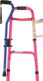 NOVA Cane Holder for Rollator and Folding Walker, Walking Cane Attachment for Walker, Snap-On Design