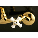 Kingston Brass Ks613Pb Kingston Kitchen Faucet, Polished Brass, 6.94 X 4.88 X 2.75