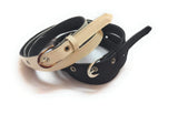 Generic Xxl Oversize Plus Size Formal Casual WomenS Denim Material Jeans Belts 2Pcs Black And Cream