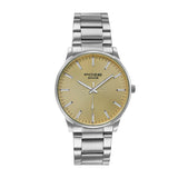Sonata Poze 8 Quartz Analog With Yellow Dial Ips Stainless Steel Strap Watch For Men - Sp70053Sm02W