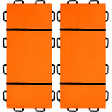 Threlaco 2 Pcs 72 x 27 Portable Foldable Stretcher with 12 Rubber Foam Handles Medical Emergency Lightweight Patient and Animals