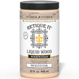 Retique It Wood'n Stain - Liquid Wood Gel Stain Interior/Exterior (32 oz (Quart), 70 Pickled Oak)