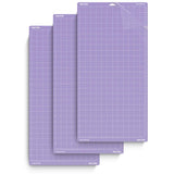 Nicapa Strong Grip Cutting Mat for Cricut Maker 3/Maker/Explore 3/Air 2/Air/One (12x24 inch,3 Mats) Strong Adhesive Sticky Blue 