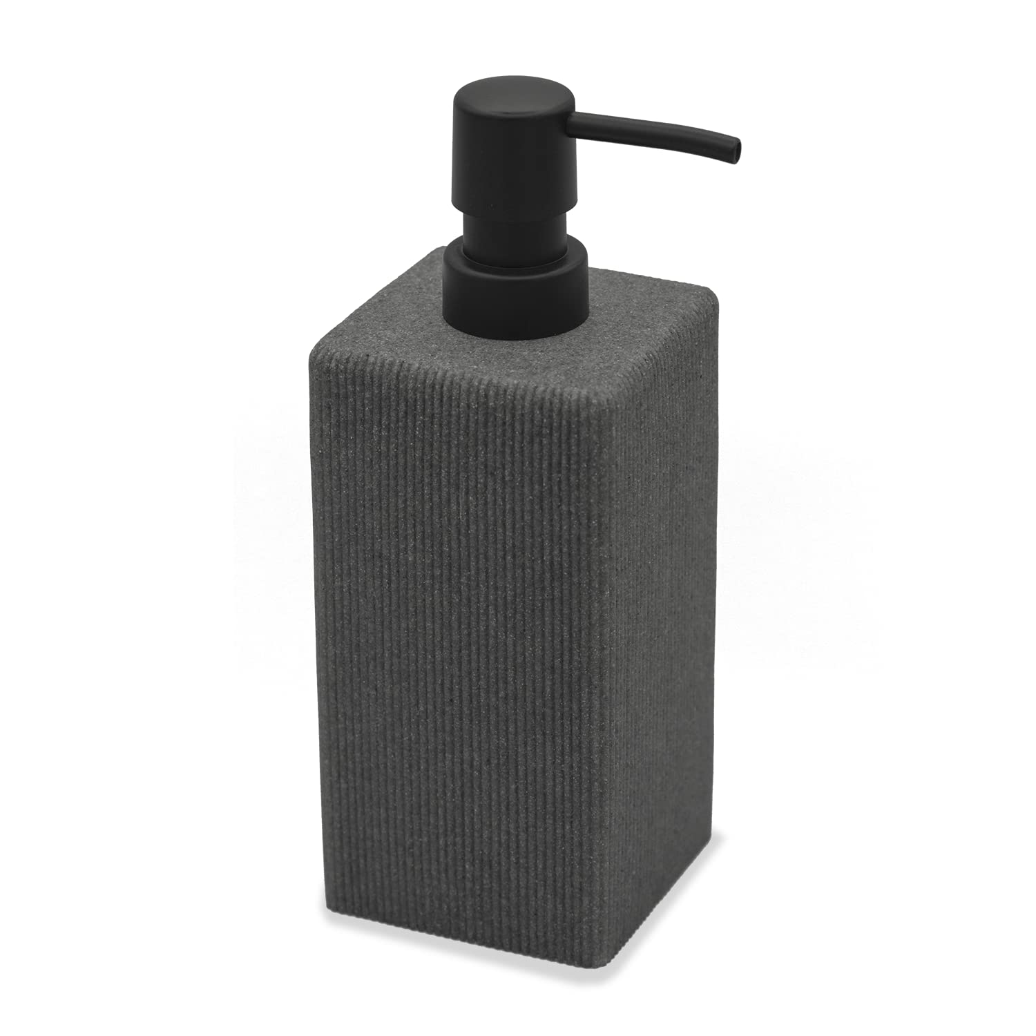 Varato Modern Design Bathroom Accessories Tall Line Soap Dispenser Bathroom and Kitchen (Large, 8 in Height) - Grey Hand Soap 