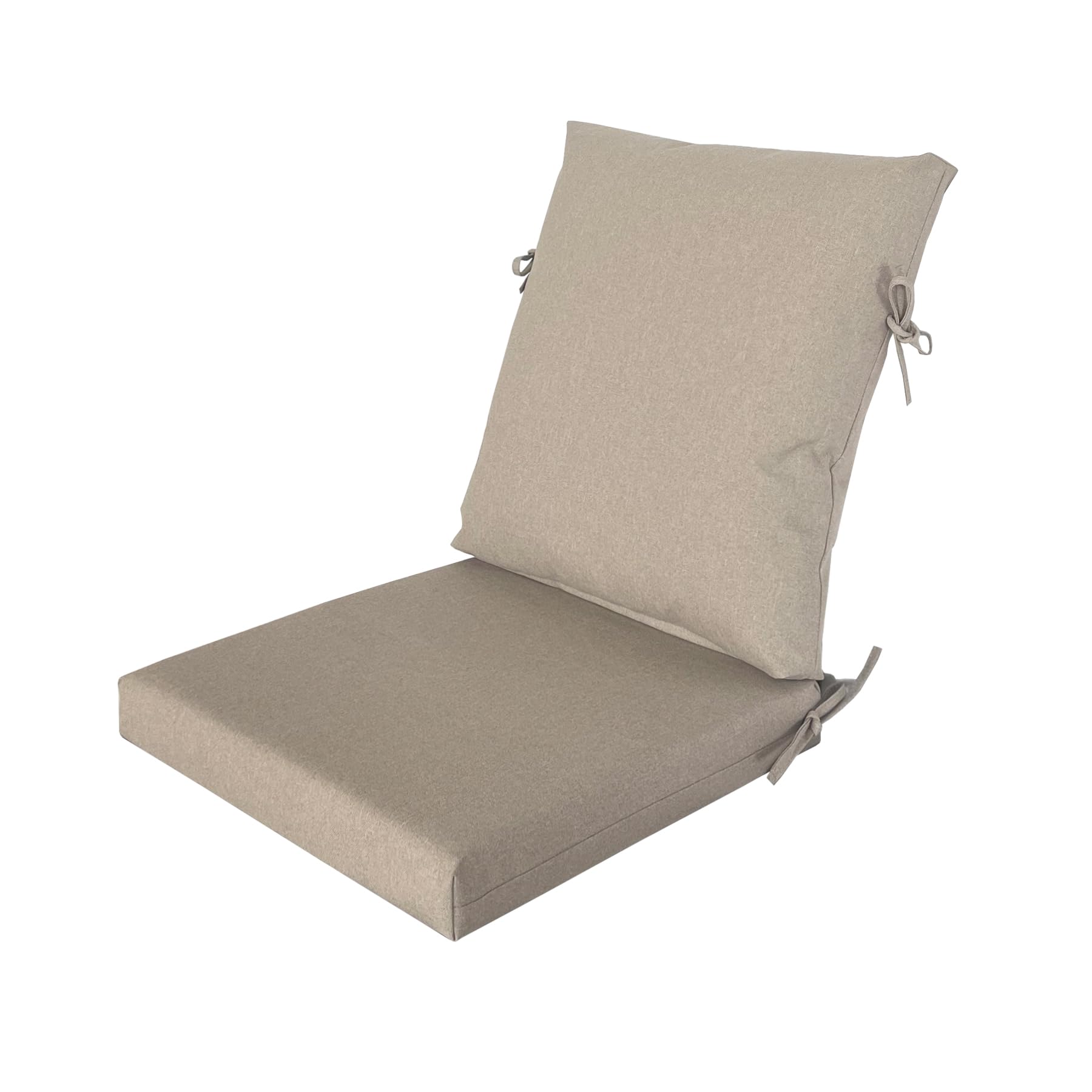 Goodgoods 20x42 Outdoor Dining Chair Cushion Set of 1 Patio Furniture Cushion Resilient Foam Filling Water-Proof Stain-Resis
