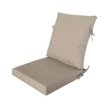 Goodgoods 20x42 Outdoor Dining Chair Cushion Set of 1 Patio Furniture Cushion Resilient Foam Filling Water-Proof Stain-Resis