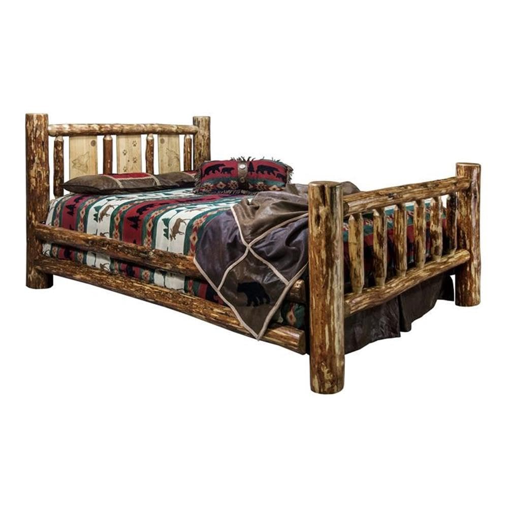 Montana Woodworks Glacier Country Collection Full Bed, Brown
