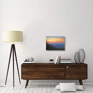 Sunset Over The Pisgah National Forest From The Blue Ridge Parkway, North Carolina-Canvas Art-24X18
