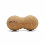 Trendynest Cork Massage Sphere Lightweight & Portable Firm Cork Fascia Sphere TwinSphere Massage Massage Tool For Athletes, Tra