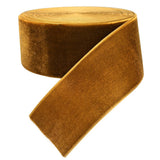 Chenkou Craft 5Yards Brown 1 1/2 Velvet Ribbon Bulk (Brown, 1 1/2(40mm))