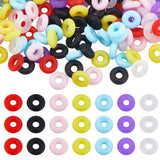 SUNNYCLUE 1 Box 420Pcs Rubber O Rings Beads Silicone O Ring Jewelry Ending Locating Silicone Reusable Spacer Beads for Jewelry M