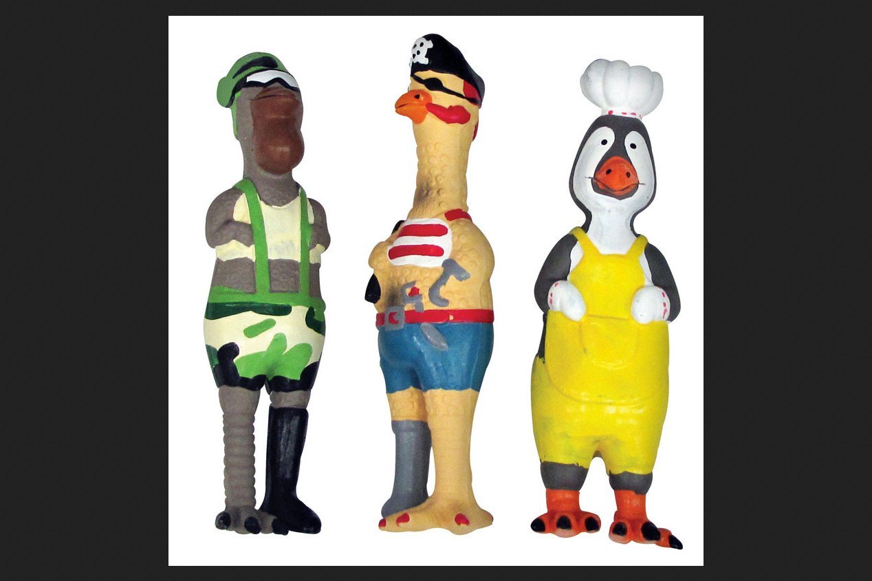 Squeaky Fowl Dog Toy By Diggers Mfrpartno 52556