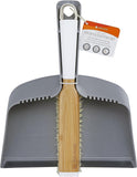 Full Circle Clean Team Brush & DustPan Set, White & Grey