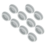 MECCANIXITY 10pcs Silicone Snap in Locking Hole Plugs,28mm/1.1 Inch Mounting Diameter Narrow Groove Width 2.5mm Panel Seal Cover