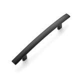 Ravinte 1 Pack | 6'' Curved Cabinet Pulls Matte Black Kitchen Drawer Pulls Arch Cabinet Handles 6  Length, 3.75Hole Center