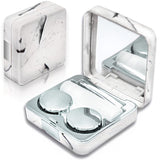 Vastsoon Contact Lens Case, Portable Cute Eye Contacts Colored Lenses Applicator Remover Tool Kit with Mirror Solution Bottle fo