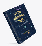 Brown Cloud Personalized Gold Foil Printed Cover (Let The Adventures Begin) Notebook/Diary/Journal Customized Message/Quote/Name
