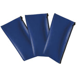 Honeywell Multipurpose Zipper Deposit Bags, Polyester, 11.3 X 6.3, Blue, 3/Pack