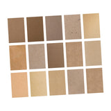 CALANDIS 15x Scrapbook Paper Solid Color Special Paper for Card Making DIY Art Crafts Coffee | Crafting Paper | Crafting Paper |