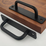 Westablize 30 Pack 4 1/4 Inch 108 mm Matte Black Cabinet Handles Aluminum Cabinet Pulls Drawer Pulls