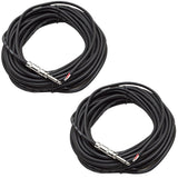 Seismic Audio QRW50Pair 50-Feet Raw Wire to 1/4-Inch Speaker Cable, 16 Guage, PA/DJ/Home Audio