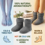 Comfort Booties for Stress & Aches Relief with 12 Herbs, Winter Booties