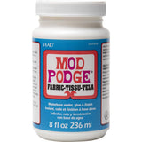 Mod Podge Eight Fabric, 8ounce, Transparent, 8 Fl Oz