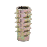 EZ Lok Threaded Insert, Zinc, HexFlush, M61.0 Internal Threads, 20mm Length (Pack of 50)