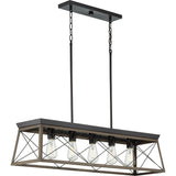 Briarwood Collection 5-Light Coastal Chandelier Light Antique Bronze