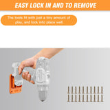 Crtbelfy Tool Holder Mount Compatible for Ridgid 18V Drill Tool Hanger Power Tool Storage -5 Pack