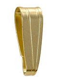 JewelrySupply Snap Bail 6.5x2.5mm 14k Solid Yellow Gold (Package of 1)
