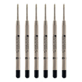 Monteverde Broad Gel Ballpoint Refill For Parker Gel Ballpoint Pens, 6/Pack, Black (P443BK)