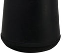 Shepherd Hardware 8763E Leg Tips 1-1/8-Inch Inside Diameter Rubber Chair Leg Caps, 24 Pack, Black