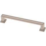 FRANKLIN BRASS Recessed Square (10-Pack) Cabinet Handles 5-1/16 Hole Center Pulls | Satin Nickel Hardware Kitchen Door, Drawers,