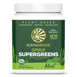 Sunwarrior Vegan Organic Greens Probiotic Powder | 2 Billion CFU Probiotics Organic Raw Juice Soy Free Gluten Free Dairy Free Su